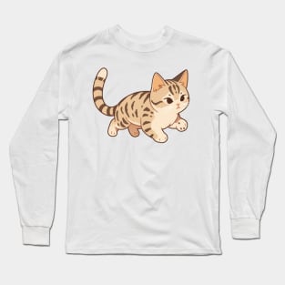 Cute American Shorthair Cat Long Sleeve T-Shirt